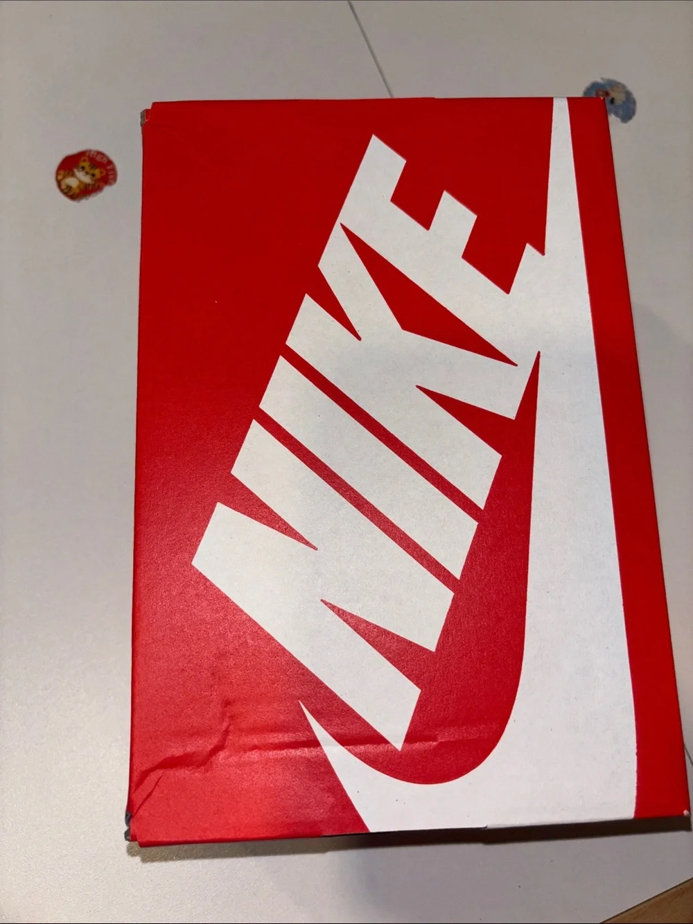 Nike Kids Slide Sandals in Green with Gold Swoosh and White Footbed